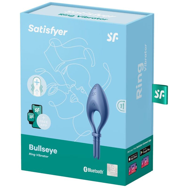 Bullseye anillo vibrador app azul