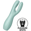 Threesome 3 vibrador verde