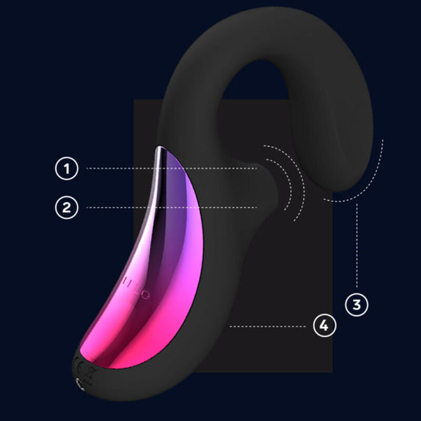 Lelo enigma cruise masajeador sónico doble estimulación negro