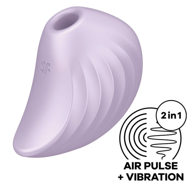 Vibrador violeta satisfyer pearl diver estimulador y