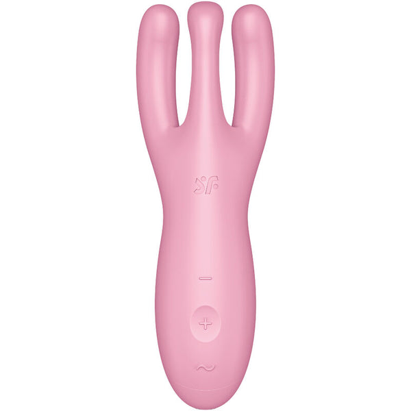 Threesome 4 vibrador app azul