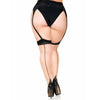 Leg medias nude con tacon cubano y costura trasera plus