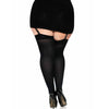 Leg medias altas con lacito negro talla grande