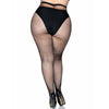 Leg medias en red talla grande