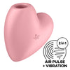 Vibrador rosa satisfyer cutie heart estimulador y