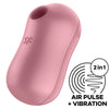 Vibrador rosa satisfyer cotton candy estimulador y