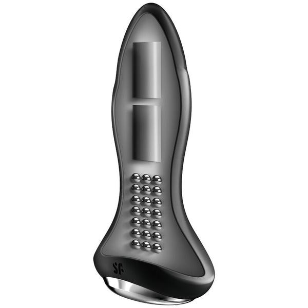 Rotator plug 1 con plug vibrador app negro