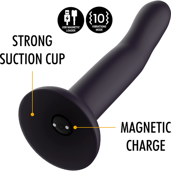 Duman mystic dildo l vibrador compatible con watchme tecnología inalámbrica
