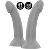 Rune majestic dildo s vibrador compatible con watchme tecnología inalámbrica
