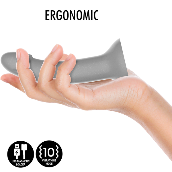 Rune majestic dildo s vibrador compatible con watchme tecnología inalámbrica
