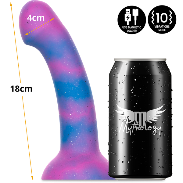 Dion galactic dildo m vibrador compatible con watchme tecnología inalámbrica