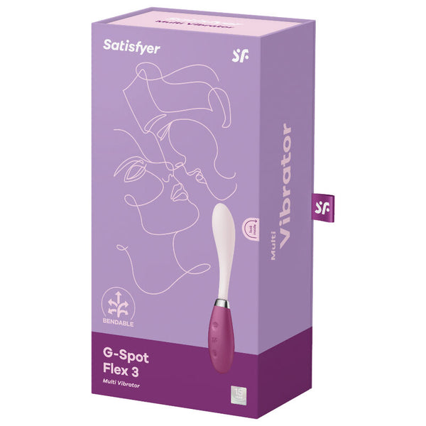 Vibrador Flex 3 para Punto G rojo