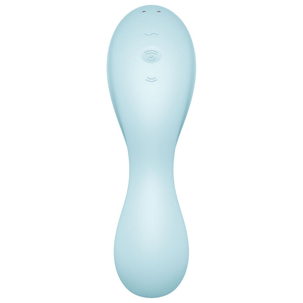 Vibrador app azul satisfyer curvy trinity 5 estimulador y