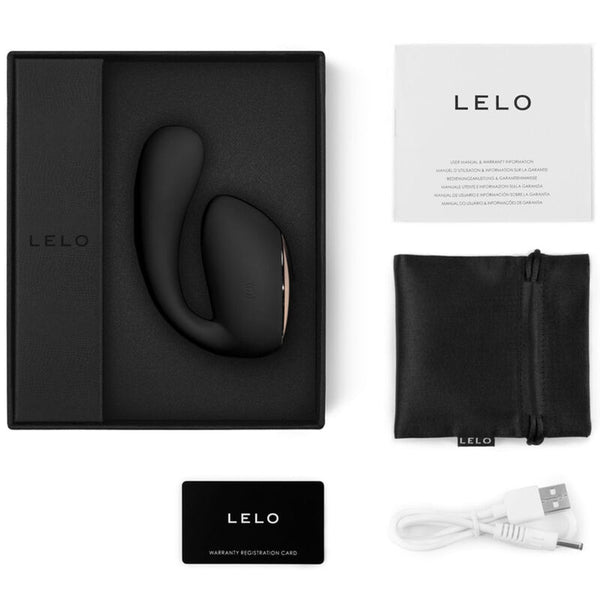 Lelo ida wave masajeador parejas negro