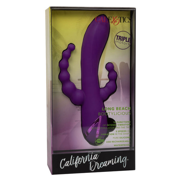 Vibrador rabbit Long Beach morado
