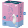 Vibrador blanco satisfyer vulva lover 2 estimulador y