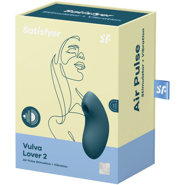 Vibrador blanco satisfyer vulva lover 2 estimulador y