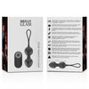 Bolas Kegel vibradoras Brilly con control remoto