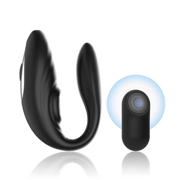 Vibrador para parejas Brilly Glam con pulsación y control remoto