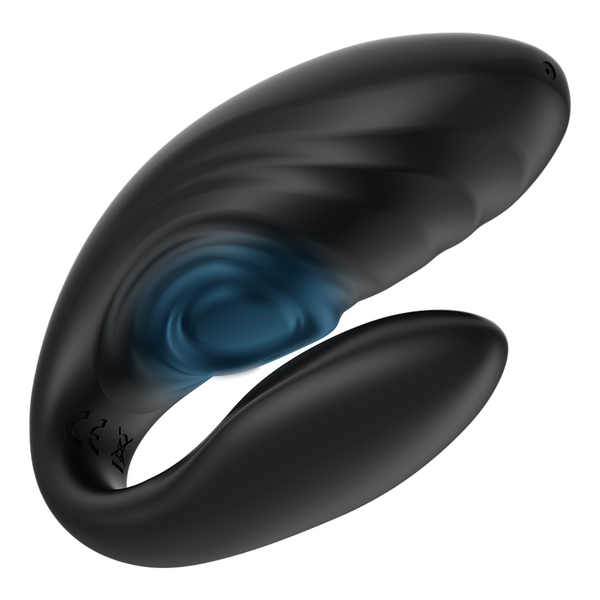 Vibrador para parejas Brilly Glam con pulsación y control remoto