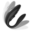 Vibrador para parejas Brilly Glam con pulsación y control remoto
