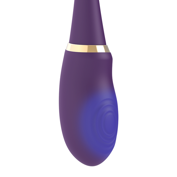 Vibrador doble para parejas Treasure Merlin con control remoto