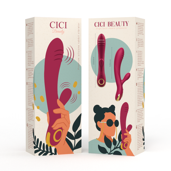 Vibrador rabbit de silicona Premium