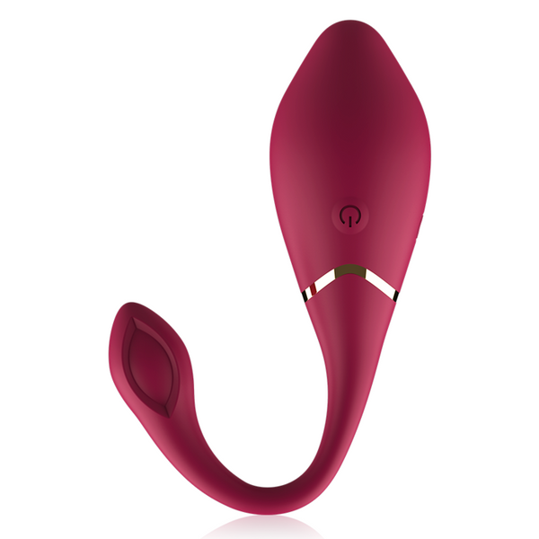 Huevo vibrador de silicona con control remoto