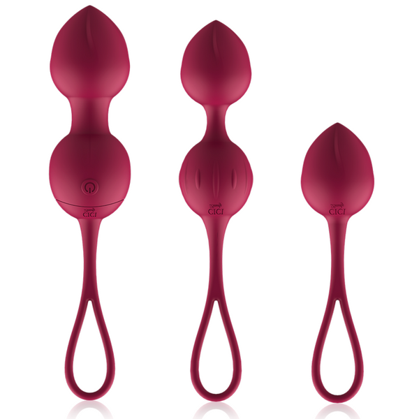 Bolas Kegel vibradoras Cici Premium de silicona con control remoto