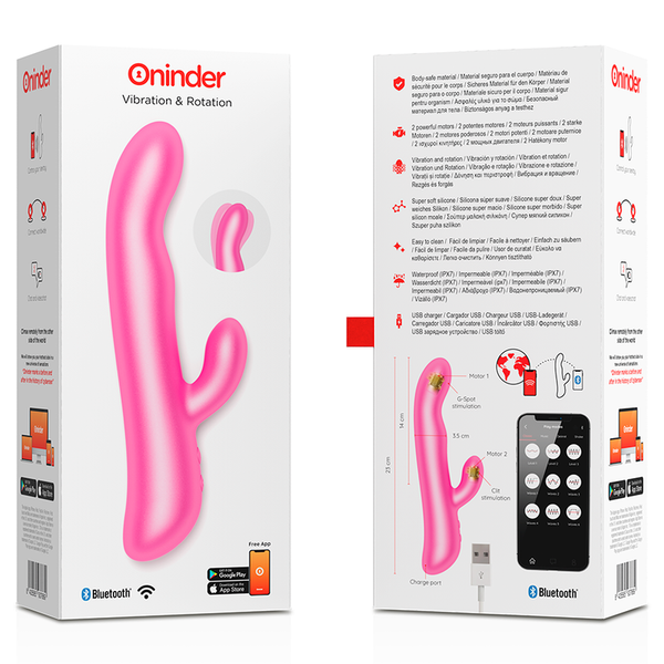 Oninder oslo vibración y rotación negro
