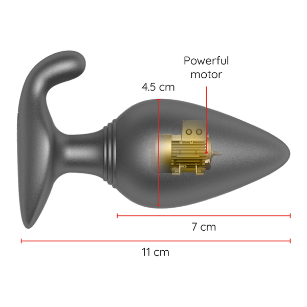 Rio plug anal vibrador negro