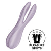 Threesome 2 vibrador violeta