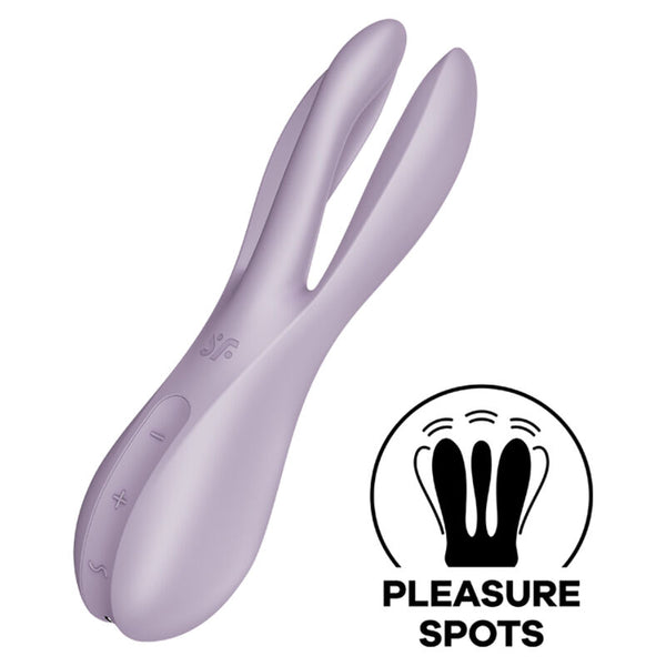 Threesome 2 vibrador violeta