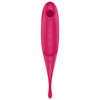 Vibrador azul satisfyer twirling pro estimulador y