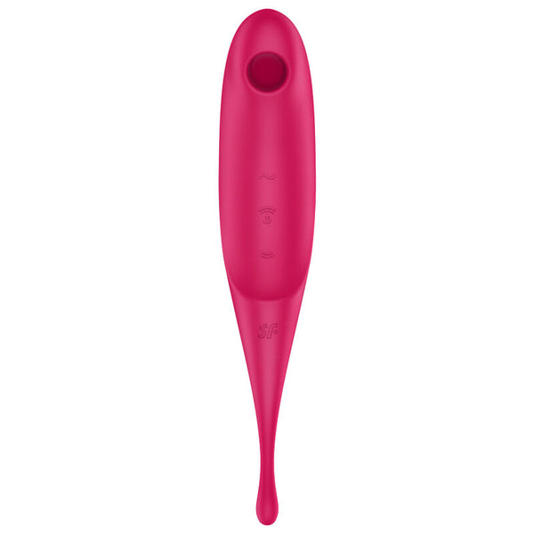 Vibrador azul satisfyer twirling pro estimulador y