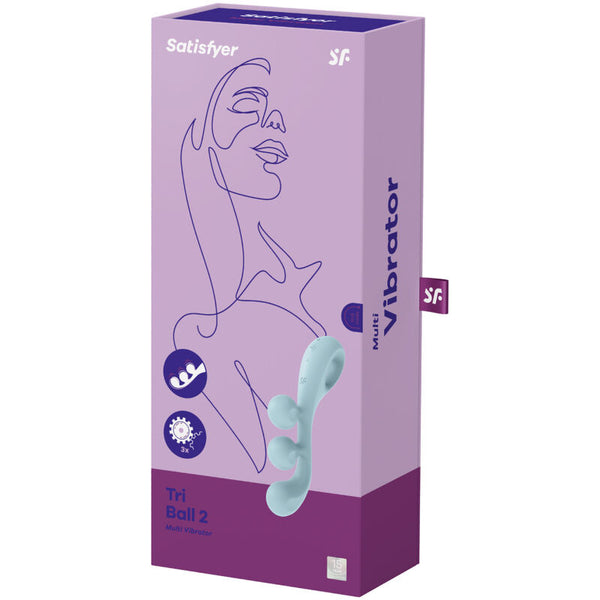 Tri ball 2 multi vibrador azul
