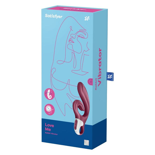 Love me vibrador rabbit rojo