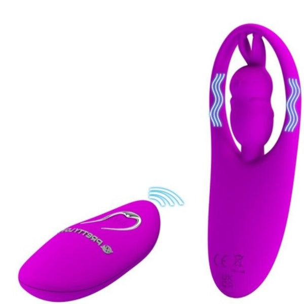 Wild rabbit estimulador para braguita con control remoto lila