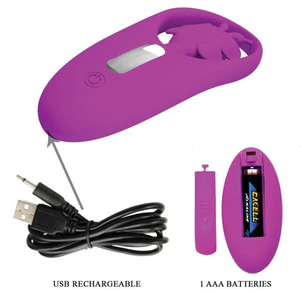 Dancing butterfly estimulador para braguita con control remoto lila
