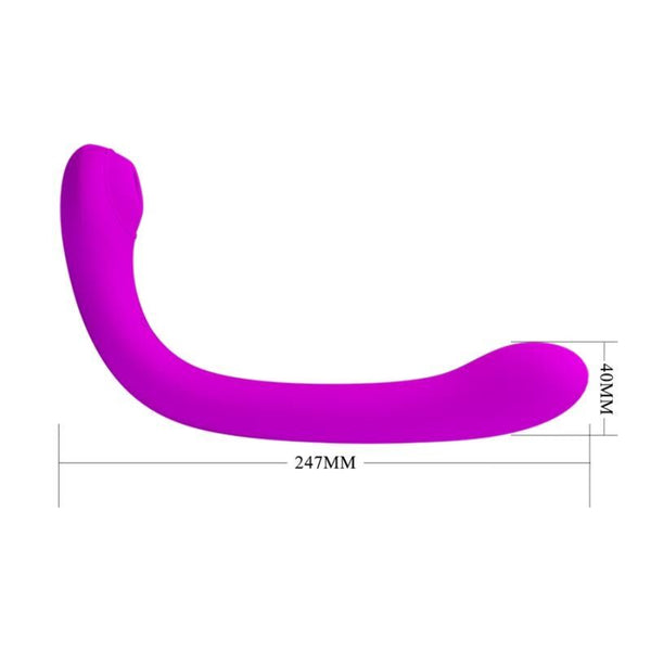 Vibrador y succionador alex de clítoris lila