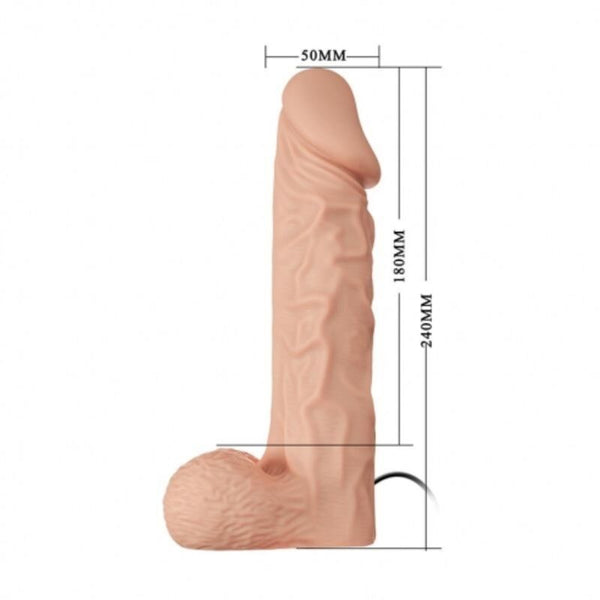 Baile ultra passionate arnés 24 cm natural