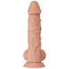Baile beautiful encounter buraq dildo realístico flexible 24 cm natural