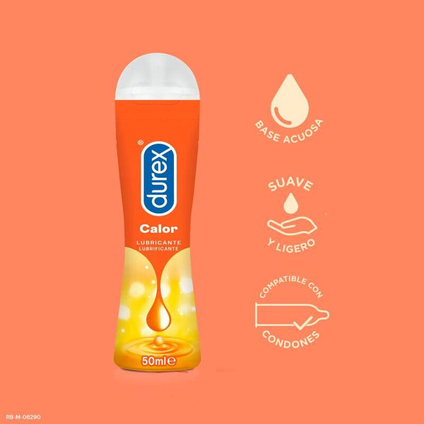 Lubricante durex play efecto calor 50 ml