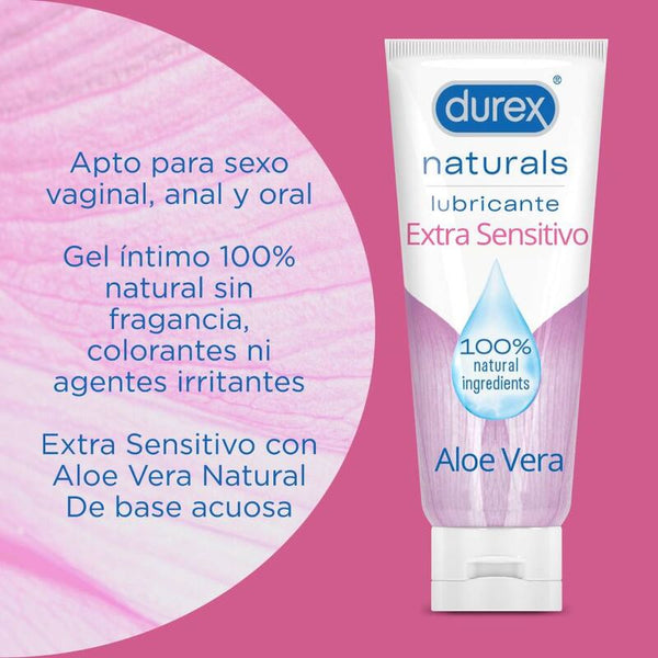 Durex naturals lubricante extra sensitivo 100 ml