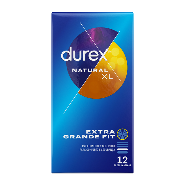 Durex natural xl 12 unidades