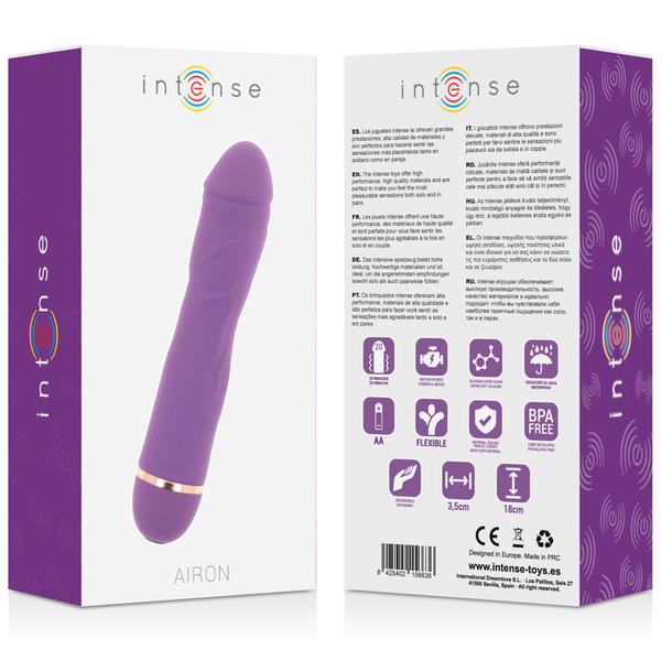 Intense airon 20 speeds silicone lila