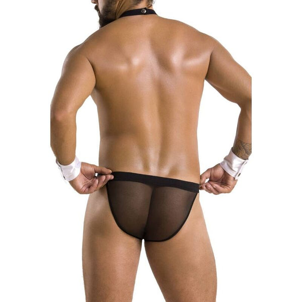 Passion 036 slip alfrojo negro s m