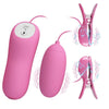 Pretty pinzas con vibración y eletroshock rosa
