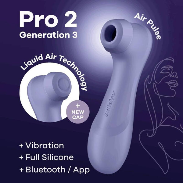 Satisfyer pro 2 generación 3 lila bluetooth y app