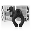 Anillo vibrador silicona 3 motores recargable negro